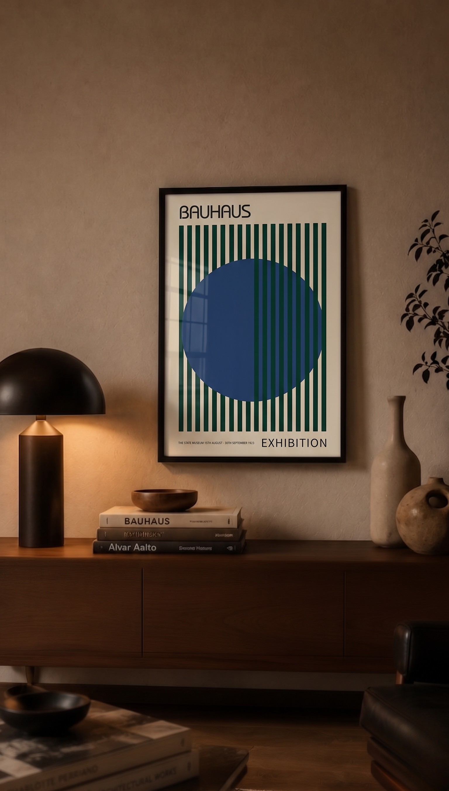 Rayas Verticales Verde — Bauhaus