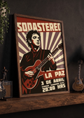 Soda Stereo La Paz Poster — Rock