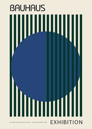 Rayas Verticales Verde — Bauhaus