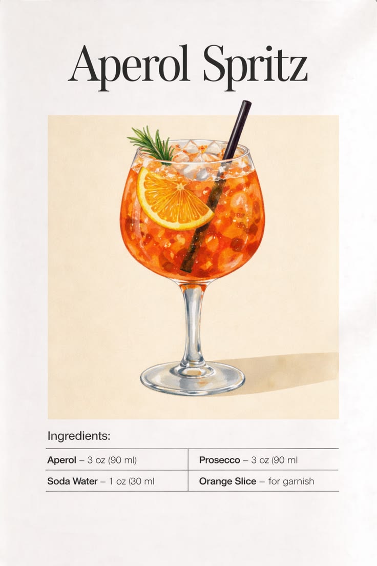 Aperol Spritz — Coctelería