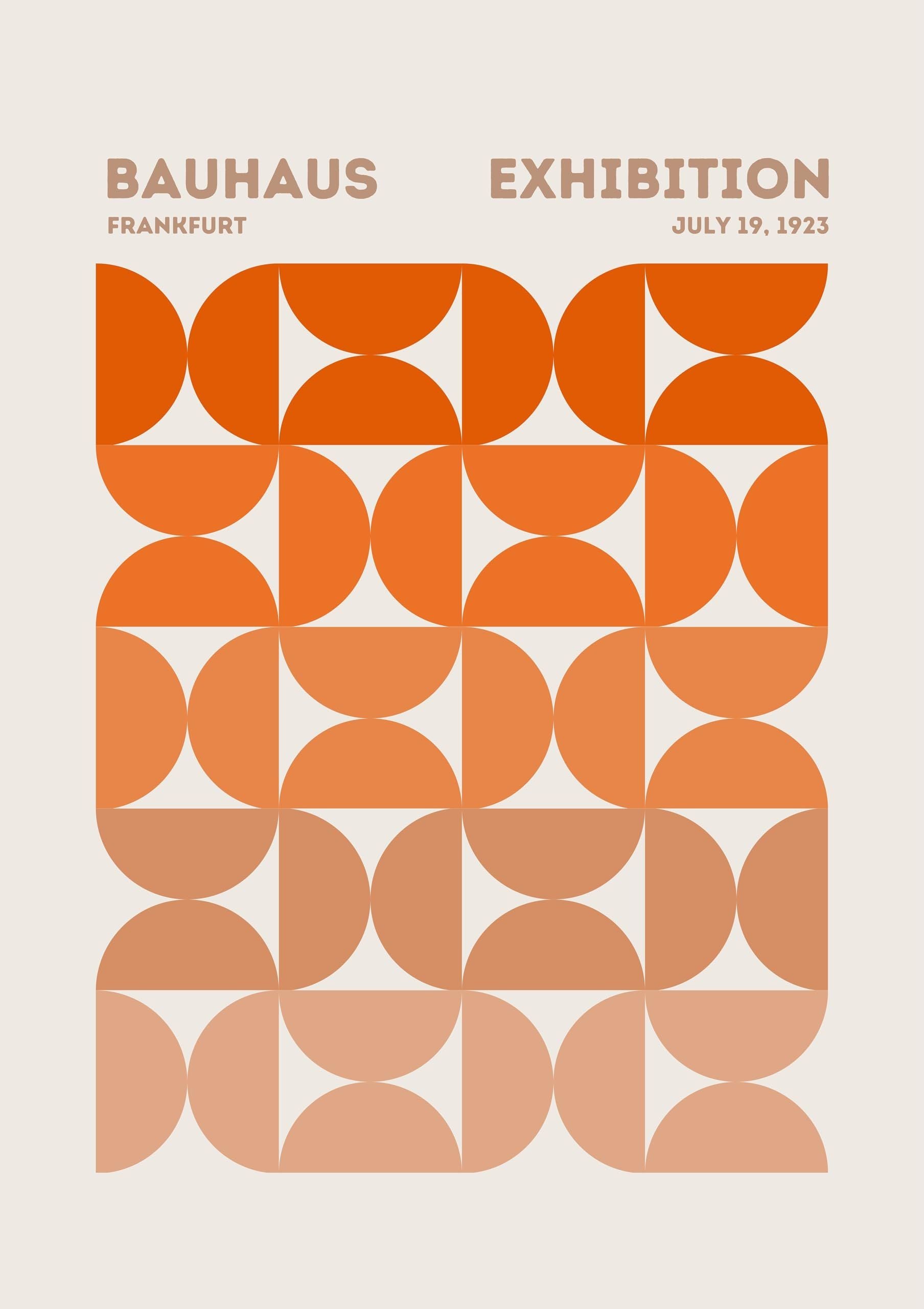Semicírculos Naranja — Bauhaus