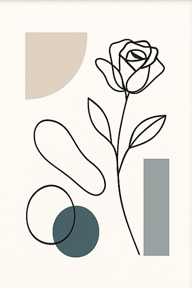 Abstracto Neutro III — Line Art