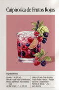 Caipiroska de Frutos Rojos — Coctelería