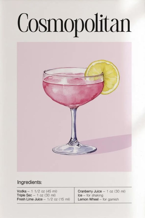 Cosmopolitan — Coctelería