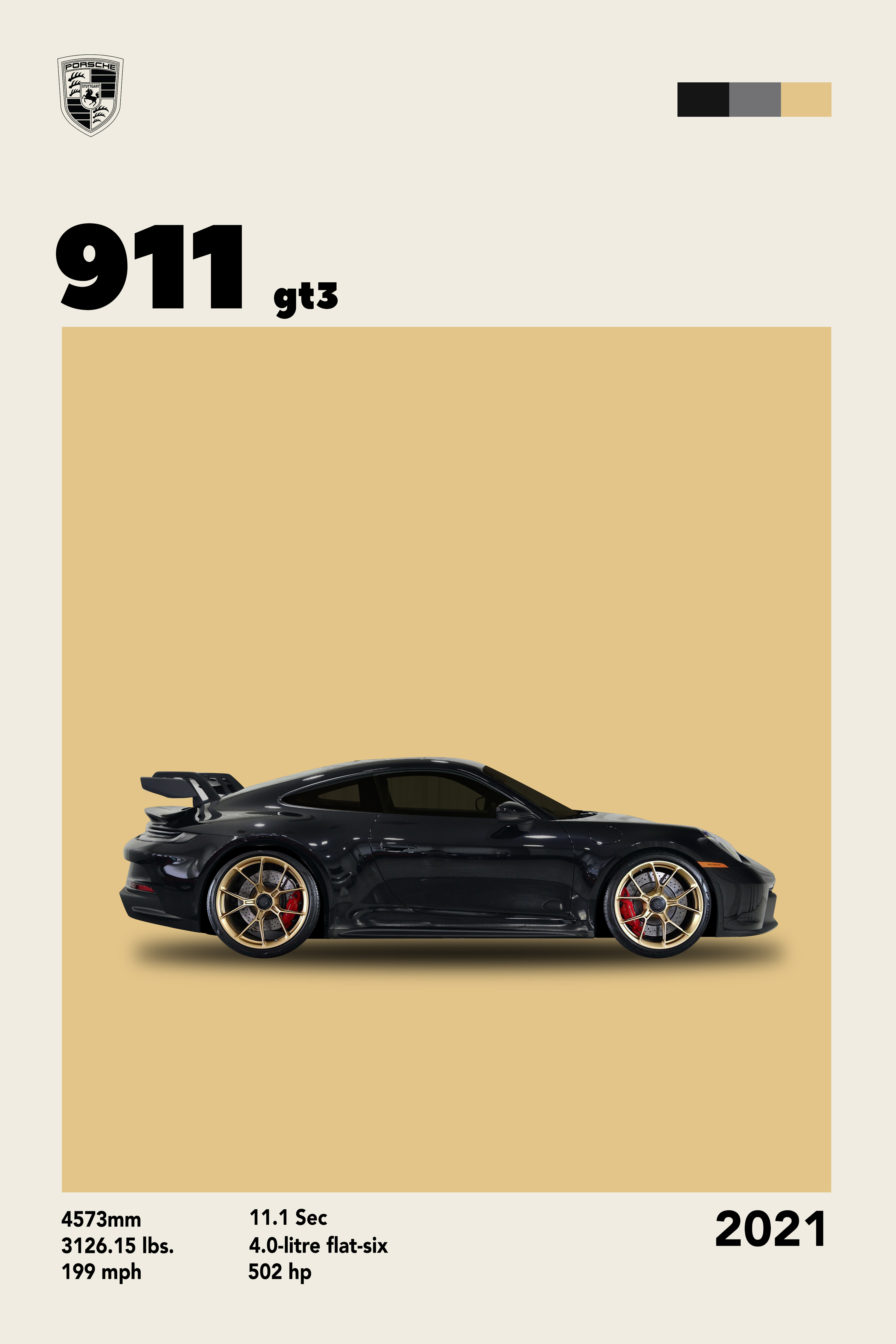 Porsche 911 GT3 2021 — Car Design