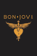 Bon Jovi Logo Dorado — Rock