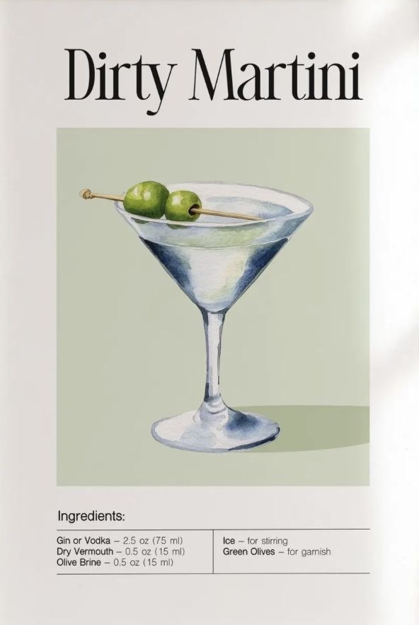 Dirty Martini — Coctelería