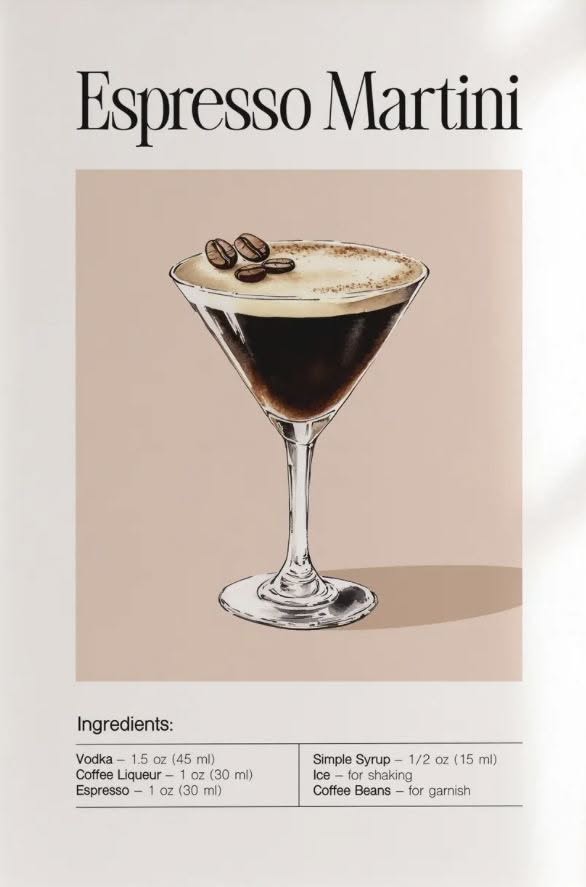 Espresso Martini — Coctelería