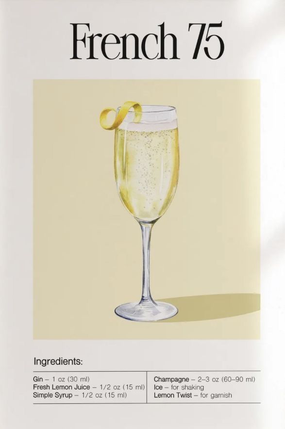 French 75 — Coctelería