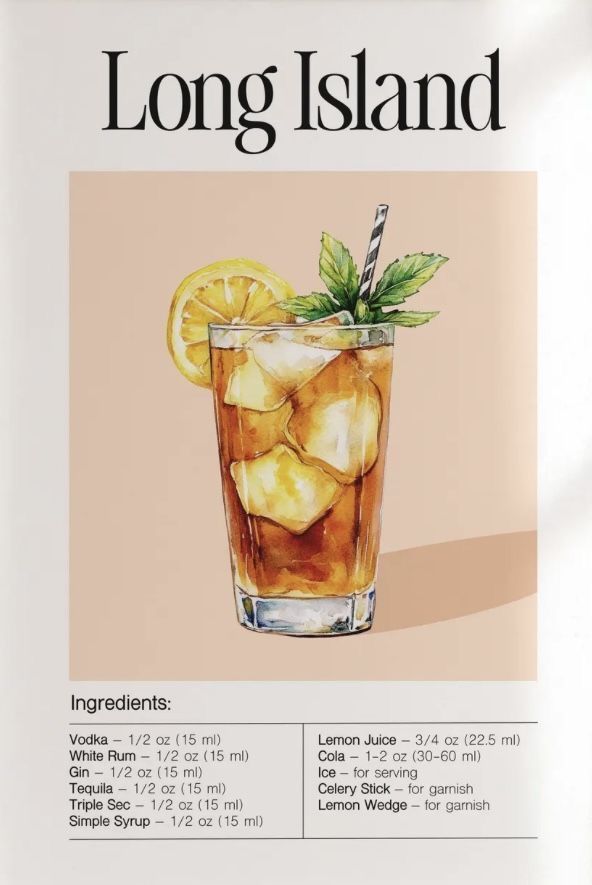 Long Island Iced Tea — Coctelería
