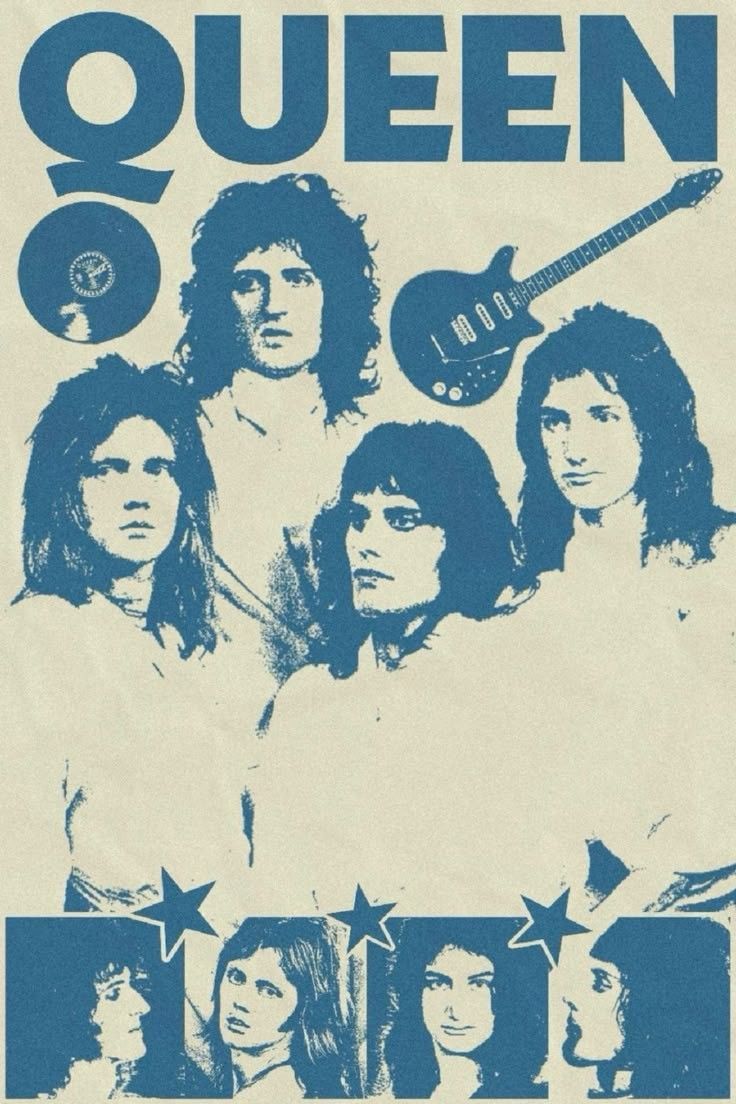 Queen Poster Clásico — Rock