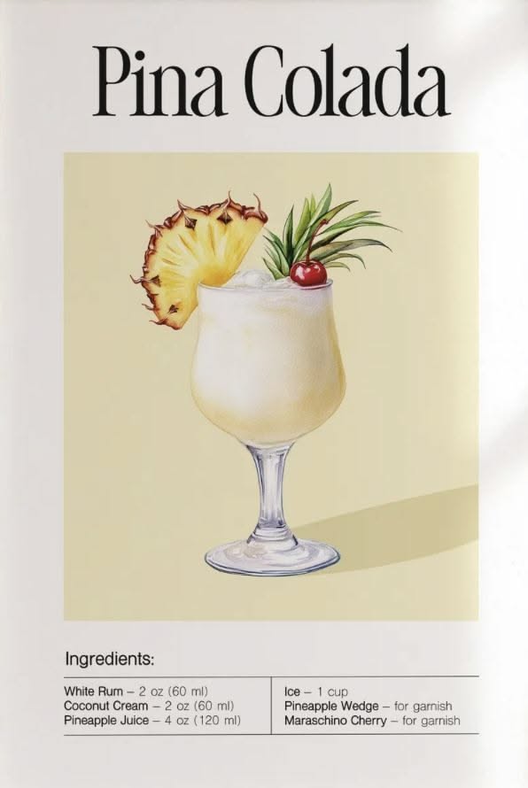 Piña Colada — Coctelería