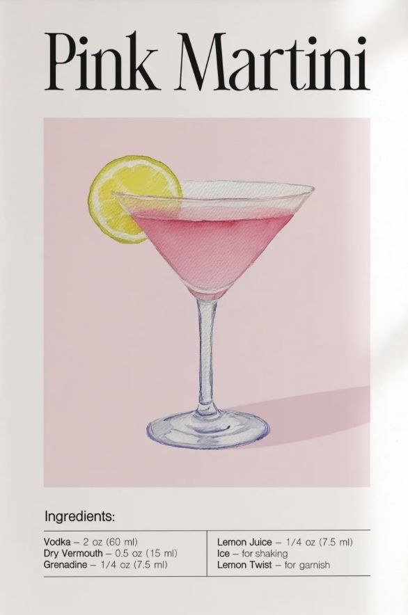 Pink Martini — Coctelería