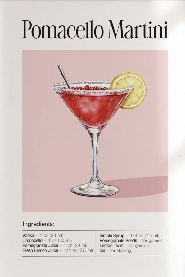Pomacello Martini — Coctelería