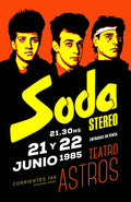 Soda Stereo Teatro Astros 1985 — Rock