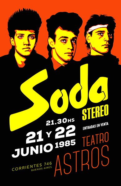 Soda Stereo Teatro Astros 1985 — Rock