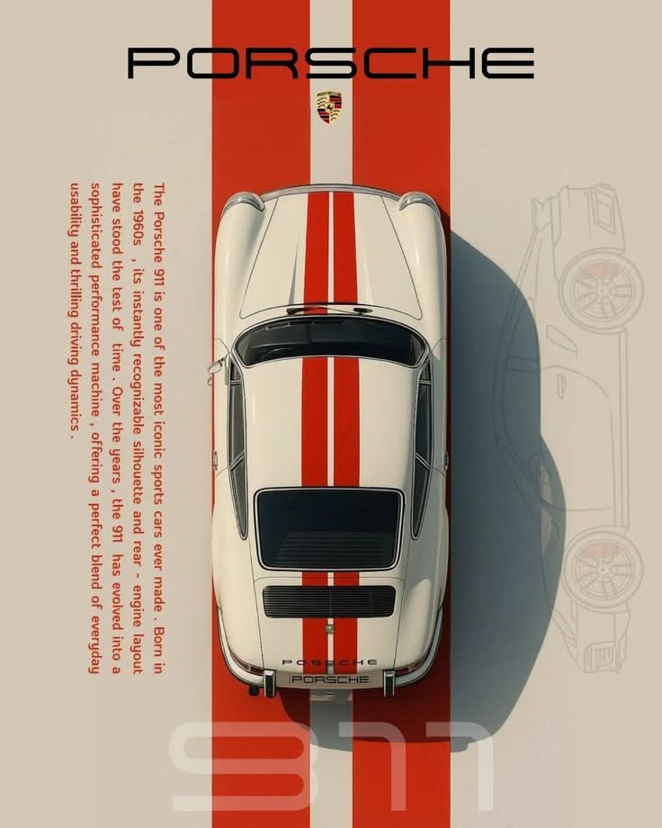 Porsche 911 Top-Down — Car Design