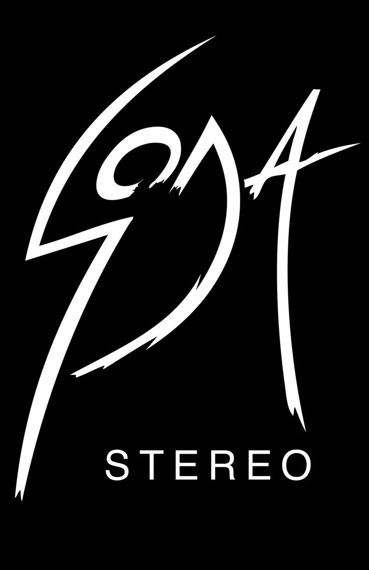 Soda Stereo Logo Blanco — Rock